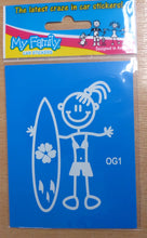 Load image into Gallery viewer, My Family Stickers - Girls