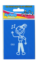 Load image into Gallery viewer, My Family Stickers - Girls