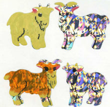 Load image into Gallery viewer, Pack of Prismatic Stickers - Goat Kids