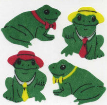 Load image into Gallery viewer, Pack of Silkie Stickers - Frog &amp; Hat