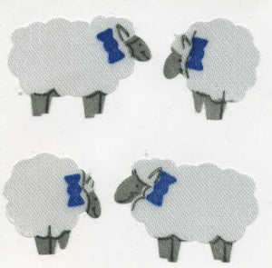 Pack of Silkie Stickers - Sheep