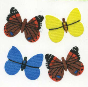 Pack of Silkie Stickers - Multi Coloured Butterflies