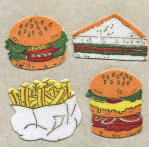Pack of Furrie Stickers - Fast Food