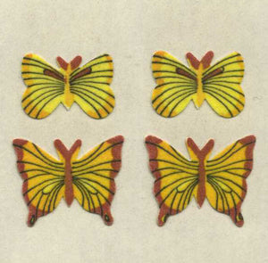 Pack of Furrie Stickers - Yellow Butterflies