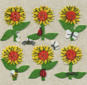 Pack of Furrie Stickers - Sunflowers