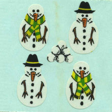 Load image into Gallery viewer, Pack of Paper Stickers - Snowmen