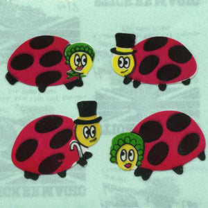 Pack of Paper Stickers - Ladybirds