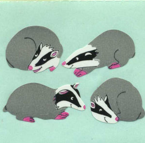 Pack of Paper Stickers - Badgers