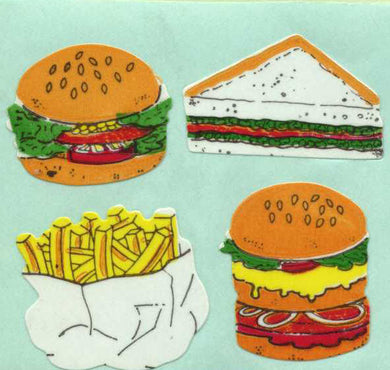 Roll of Paper Stickers - Fast Food