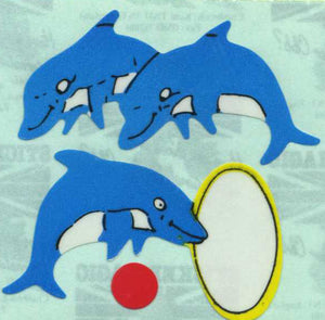 Pack of Paper Stickers - Dolphins