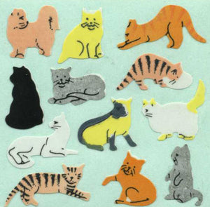 Pack of Paper Stickers - Micro Cats