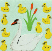 Load image into Gallery viewer, Pack of Paper Stickers - Swans And Cygnets