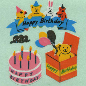 Pack of Paper Stickers - Birthday Cake