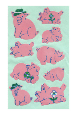 Maxi Paper Stickers - Pigs