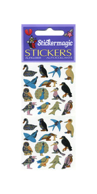 Pack of Prismatic Stickers - Micro Birds