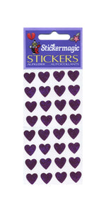 Pack of Prismatic Stickers - Multi Pink Hearts