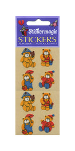 Pack of Furrie Stickers - 4 Seasons Teddies