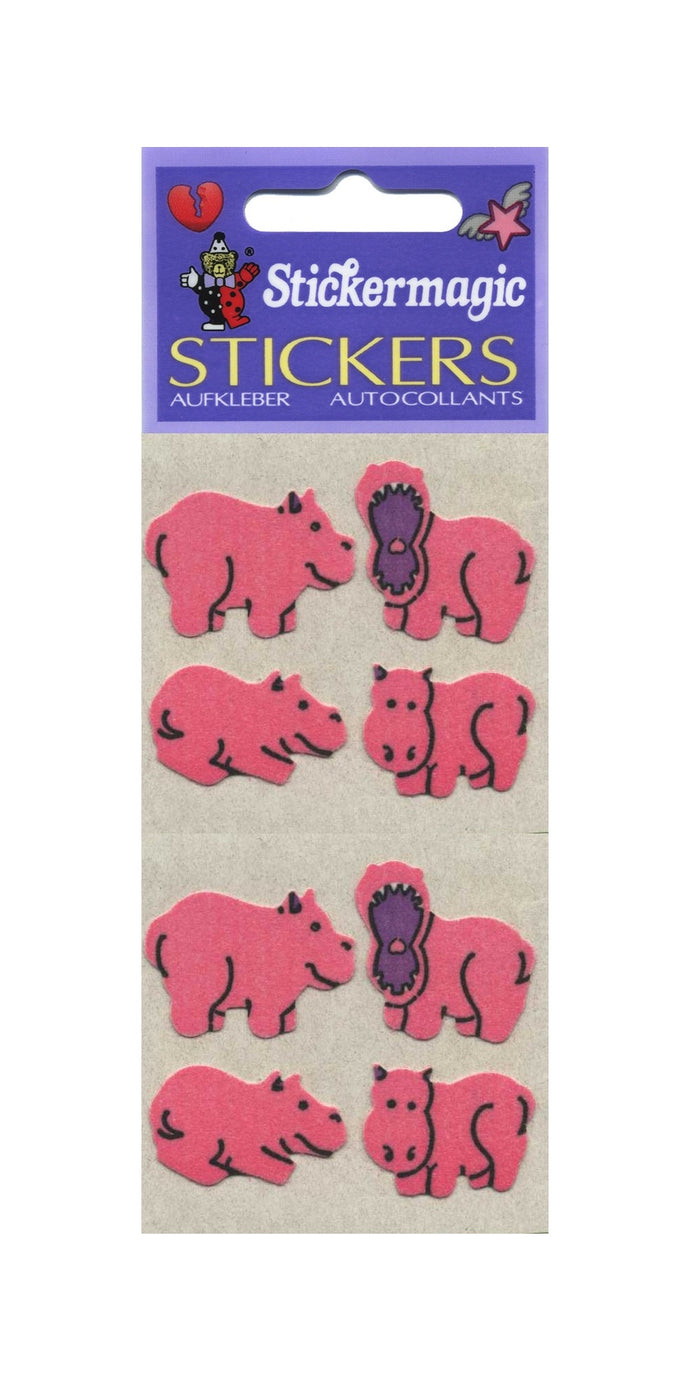 Pack of Furrie Stickers - Hippos