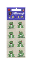 Load image into Gallery viewer, Pack of Furrie Stickers - Frogs Sitting