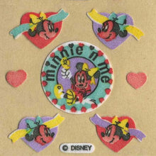 Load image into Gallery viewer, Roll of Furrie Stickers - Minnie Mouse with Hearts