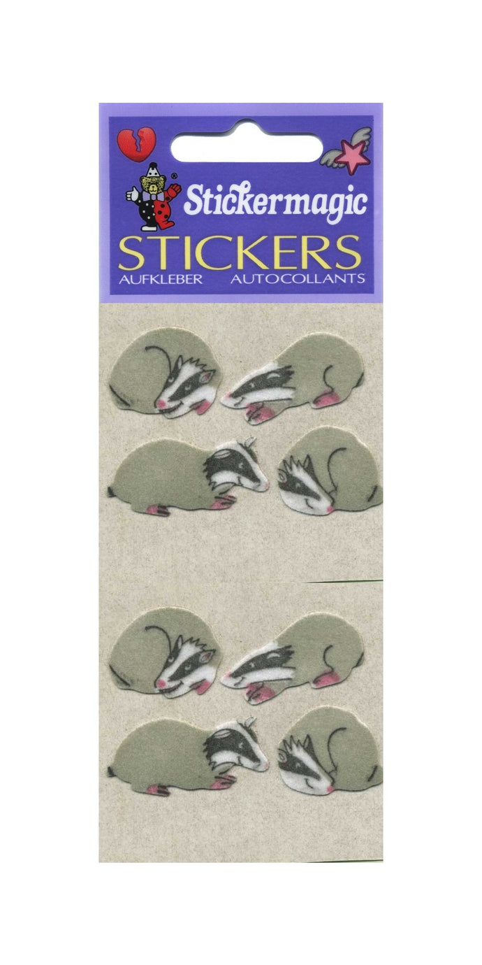 Pack of Furrie Stickers - Badgers
