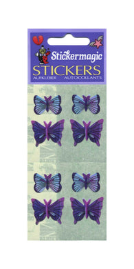 Pack of Pearlie Stickers - Blue Butterflies