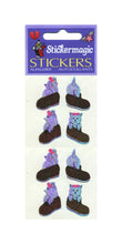 Load image into Gallery viewer, Pack of Pearlie Stickers - Puppies In Shoes