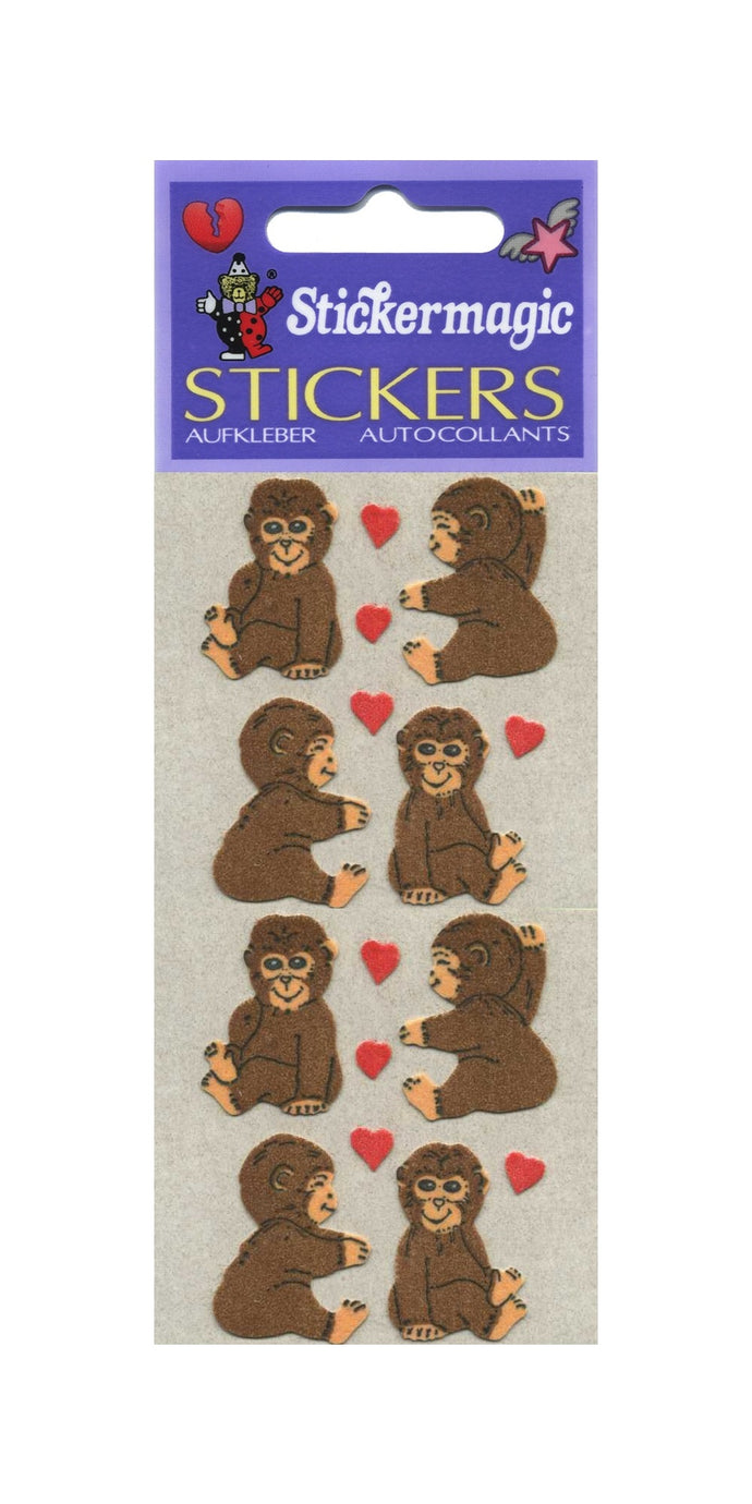 Pack of Furrie Stickers - Love Chimps