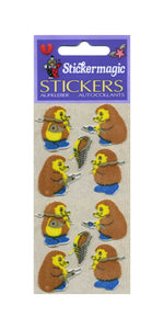Pack of Furrie Stickers - Fishing Hedgehogs