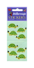 Load image into Gallery viewer, Pack of Paper Stickers - Green Tortoises