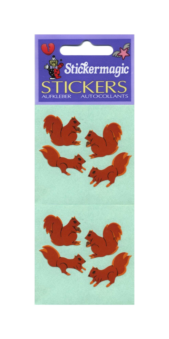 Pack of Paper Stickers - Squirrels