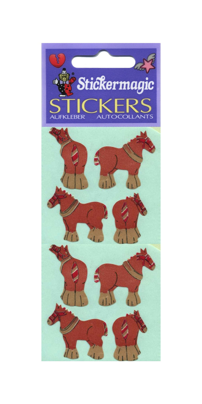 Pack of Paper Stickers - Shire Horses