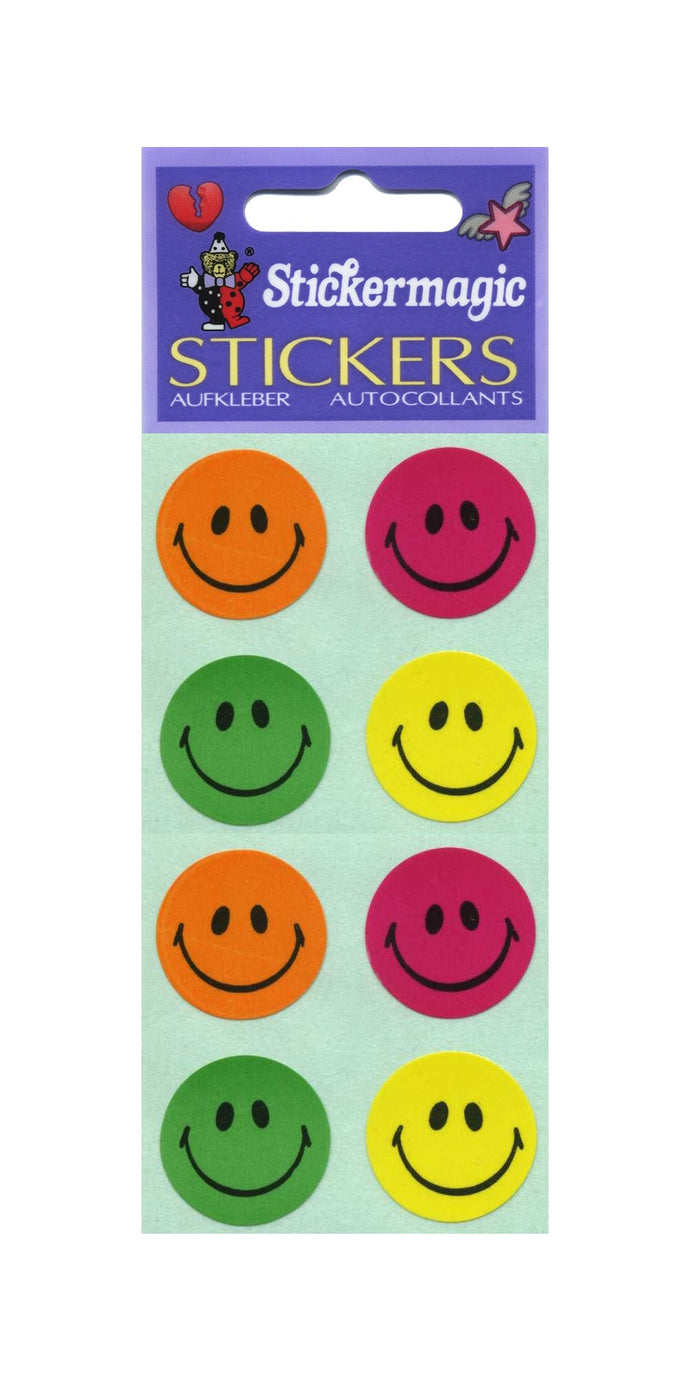 Pack of Paper Stickers - Smiley Faces