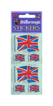 Load image into Gallery viewer, Pack of Paper Stickers - Union Jacks X 3