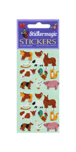 Load image into Gallery viewer, Pack of Paper Stickers - Micro Farmyard Friends
