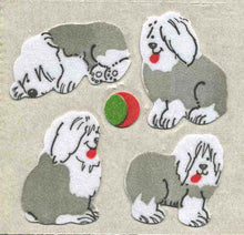 Load image into Gallery viewer, Wholesale - Pack of 12 Furrie Stickers - Sheepdog Puppies