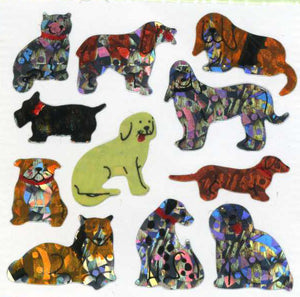 Pack of Prismatic Stickers - Micro Dogs