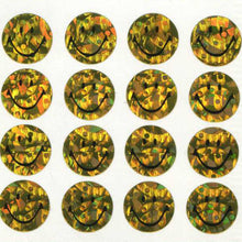 Load image into Gallery viewer, Wholesale - Pack of 12 Prismatic Stickers - Smiley