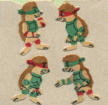 Load image into Gallery viewer, Wholesale - Pack of 12 Furrie Stickers - Ninja Hedgehogs