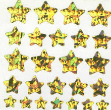 Load image into Gallery viewer, Wholesale - Pack of Sparkly Prismatic Stickers - 25 Stars