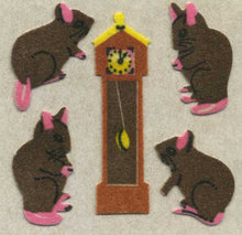 Load image into Gallery viewer, Wholesale - Pack of 12 Furrie Stickers - Hickory Dickory Dock