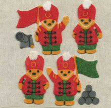 Load image into Gallery viewer, Wholesale - Roll of Furrie Stickers - Soldier Teddies