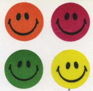 Wholesale - Pack of 12 Silkie Stickers - Smiley Faces