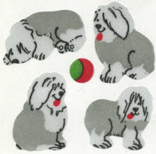 Load image into Gallery viewer, Wholesale - Pack of 12 Silkie Stickers - Sheepdog Puppies