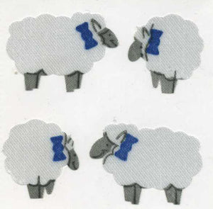 Wholesale - Pack of 12 Silkie Stickers - Sheep