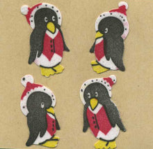 Load image into Gallery viewer, Wholesale - Roll of Furrie Stickers - Winter Penguins