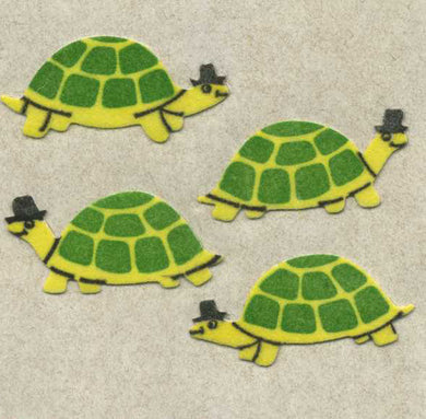 Wholesale - Roll of Furrie Stickers - Green Tortoises