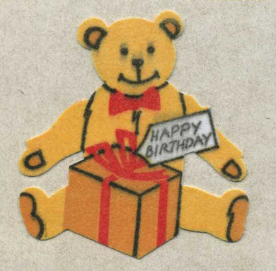 Wholesale - Roll of Furrie Stickers - Birthday Bear