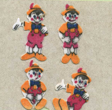 Wholesale - Roll of Furrie Stickers - Pinocchio