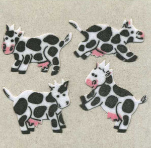 Wholesale - Pack of 12 Furrie Stickers - Cows